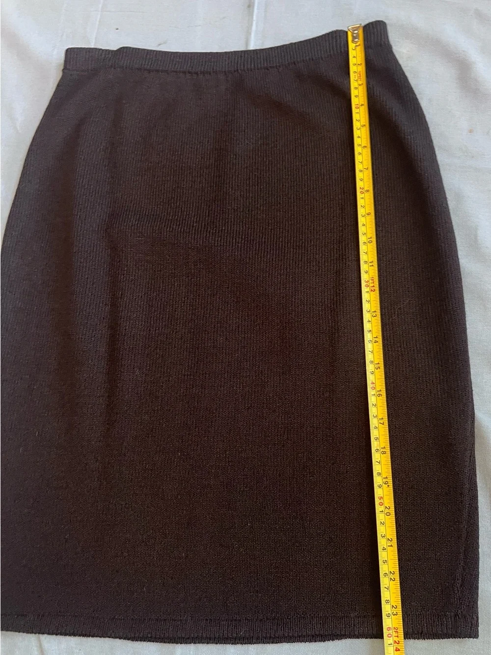 St John Evening Black Double Breasted Knit Suit with Gold Beading SZ 6 Geometric - Picture 14 of 14